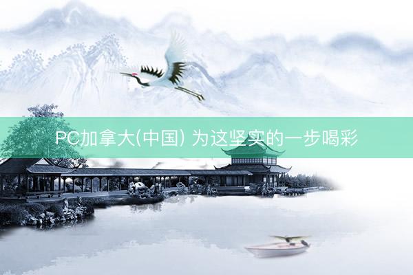 PC加拿大(中国) 为这坚实的一步喝彩
