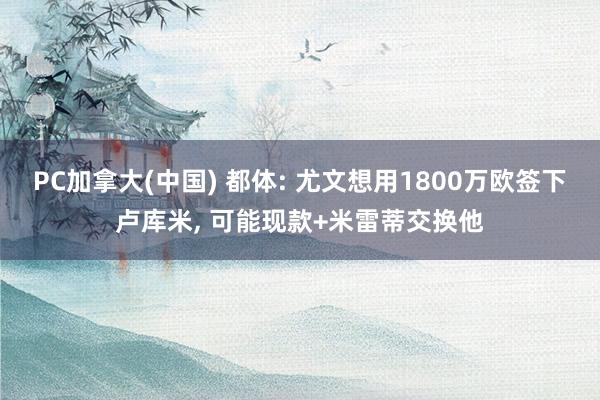 PC加拿大(中国) 都体: 尤文想用1800万欧签下卢库米, 可能现款+米雷蒂交换他